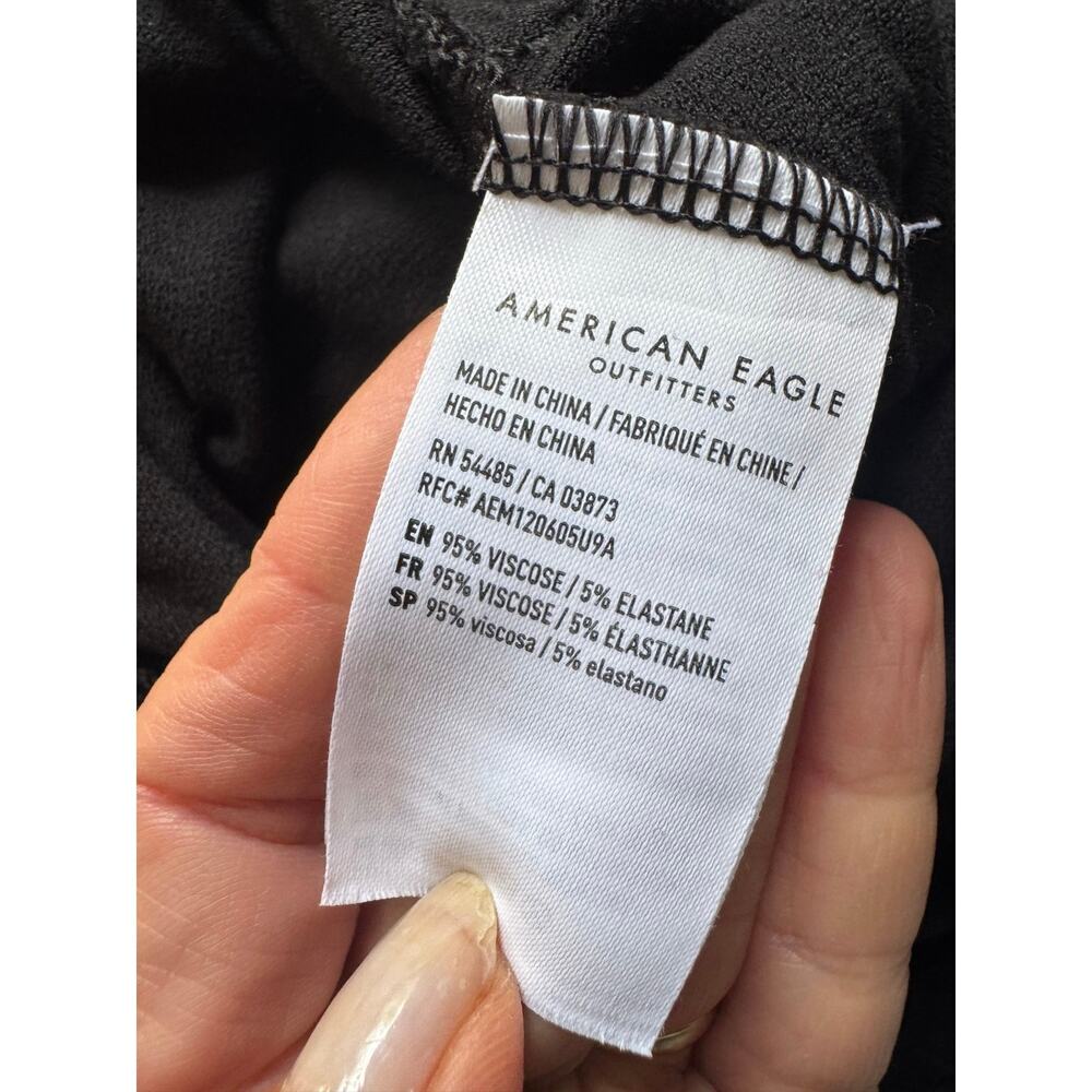 American Eagle one piece wide leg spaghetti strap jumpsuit size med - Picture 10 of 16